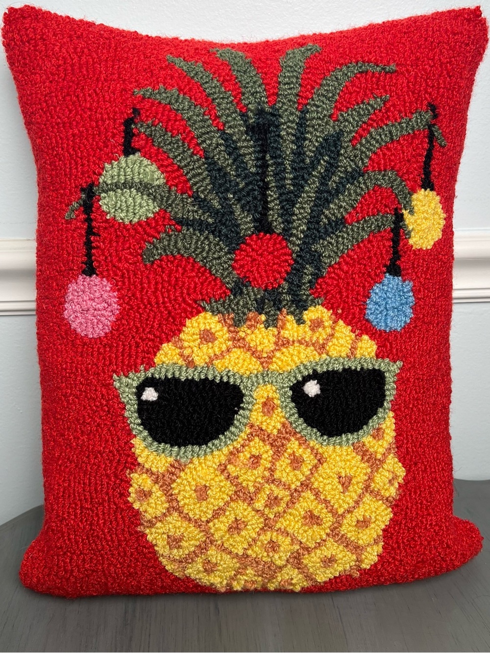 Pineapple Hooked Pillow. Show your fun style. Conversation starter
For sure!